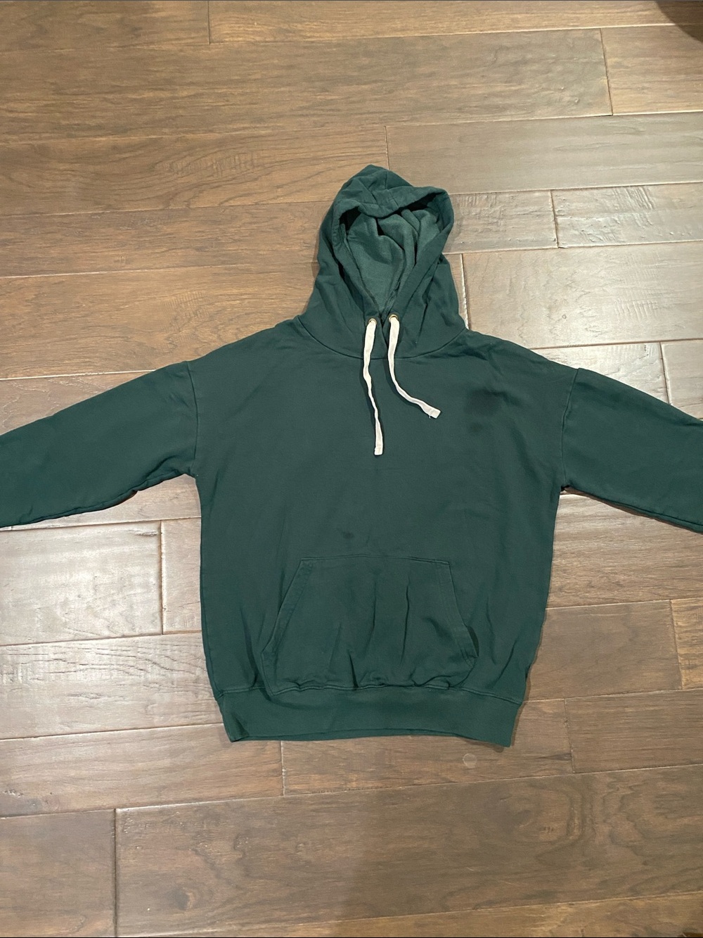 Men's Dark Green Pullover Hoodie